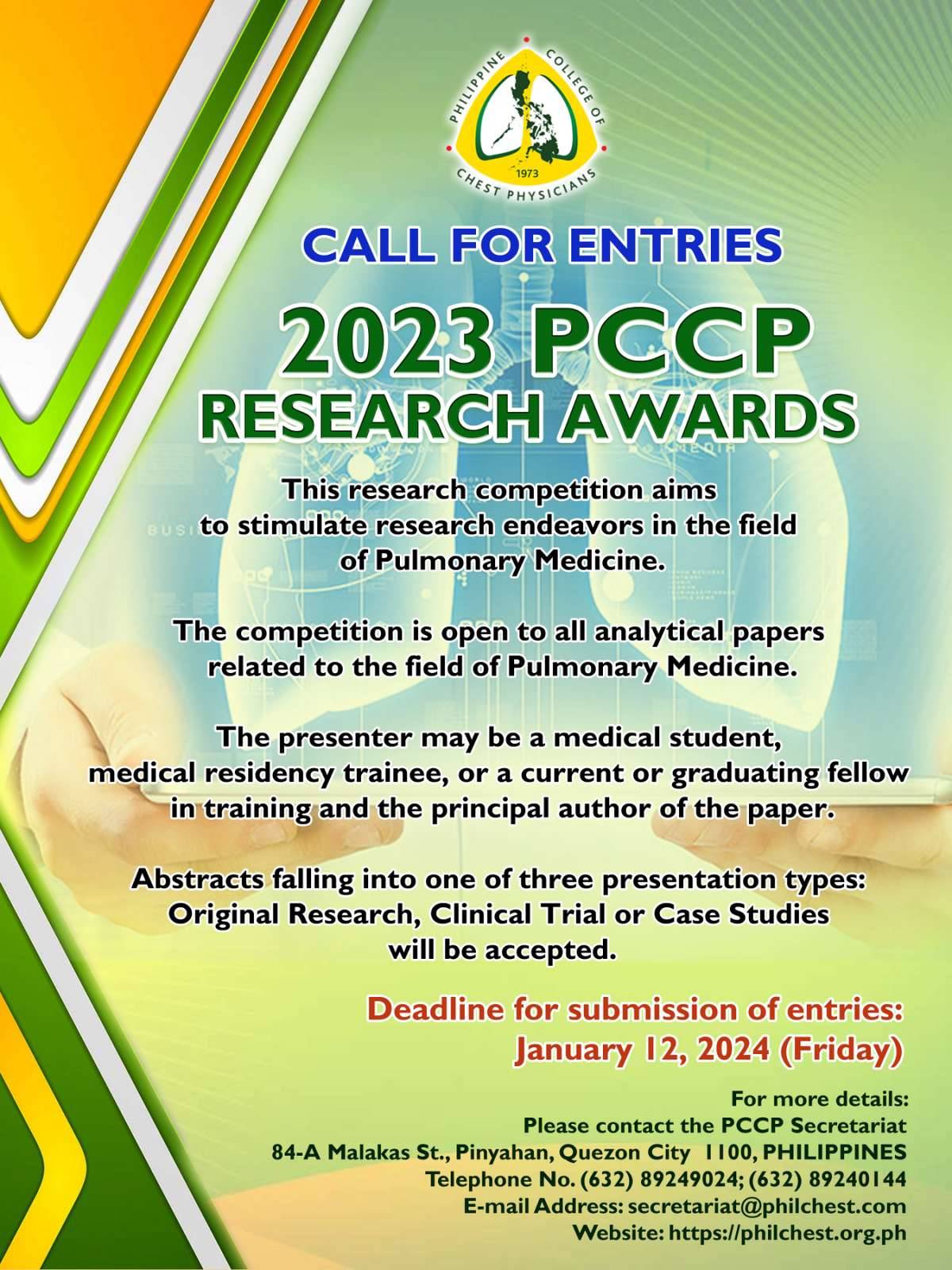 2023 PCCP Research Award
